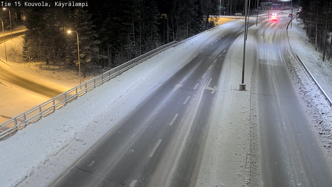 Weather Camera Image Road 15 Kouvola, Käyrälampi, Kouvola, Kymenlaakso