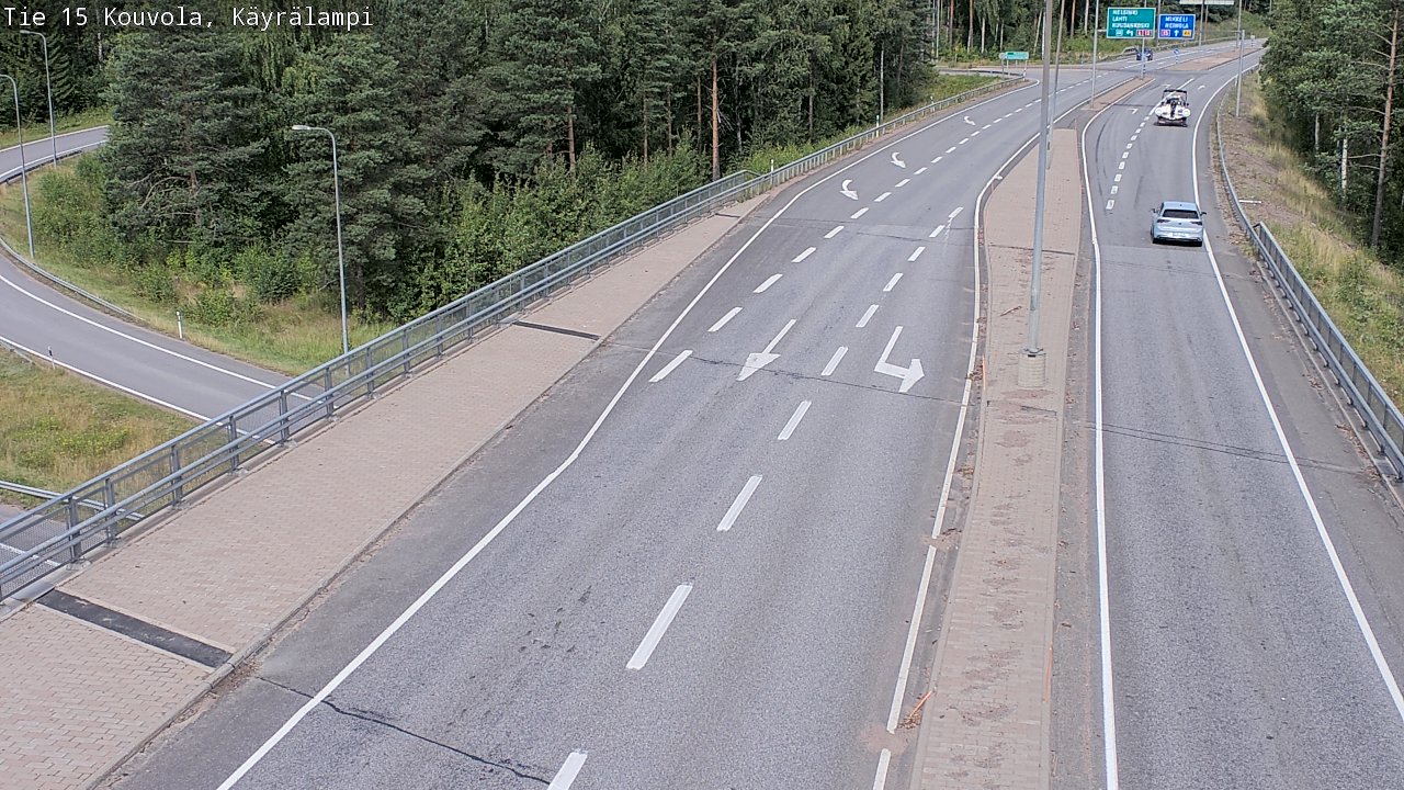 Kelikamerat Kuva Tie 15 Kouvola, Käyrälampi, Kouvola, Kymenlaakso