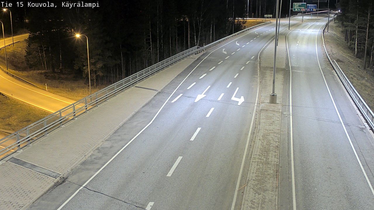 Kelikamerat Kuva Tie 15 Kouvola, Käyrälampi, Kouvola, Kymenlaakso