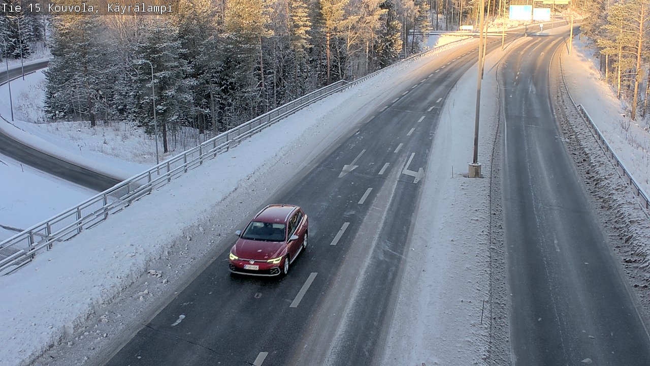 Kelikamerat Kuva Tie 15 Kouvola, Käyrälampi, Kouvola, Kymenlaakso