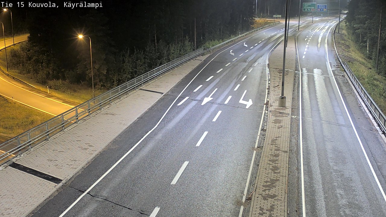 Kelikamerat Kuva Tie 15 Kouvola, Käyrälampi, Kouvola, Kymenlaakso
