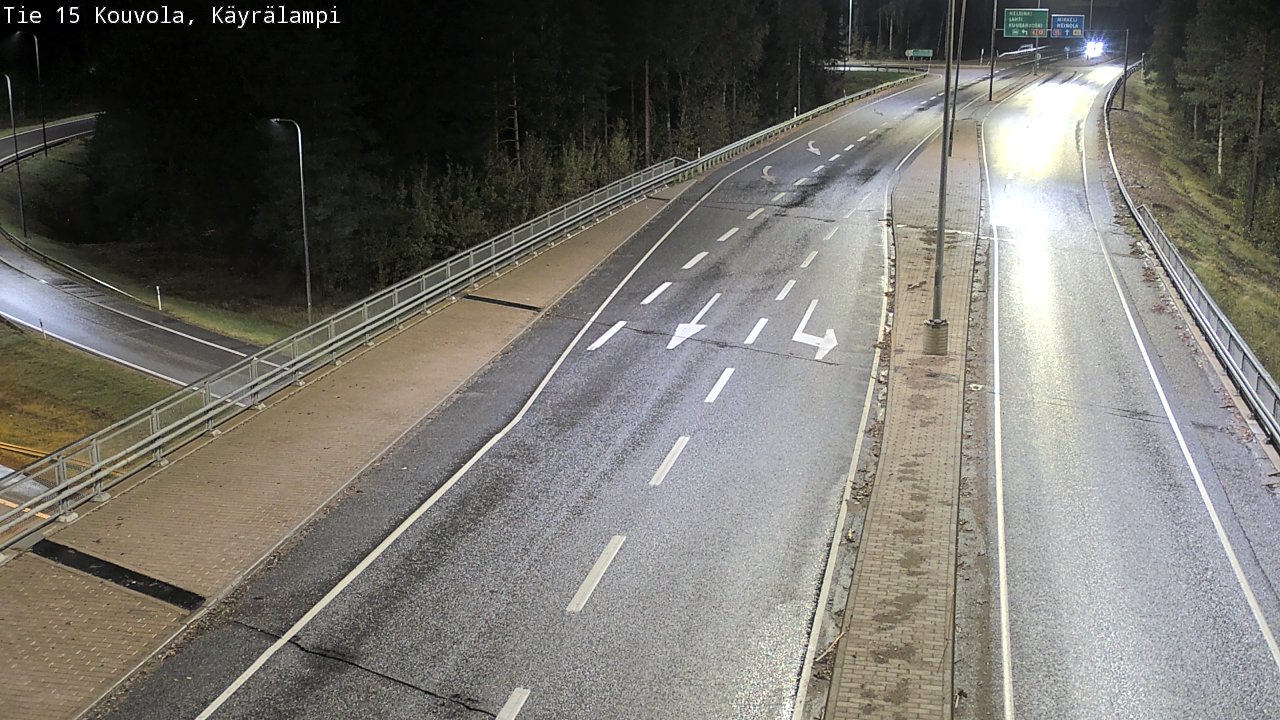 Weather Camera Image Road 15 Kouvola, Käyrälampi, Kouvola, Kymenlaakso