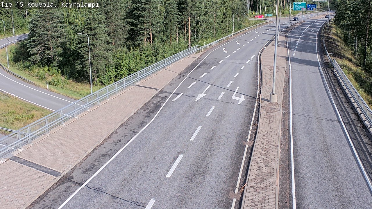 Weather Camera Image Road 15 Kouvola, Käyrälampi, Kouvola, Kymenlaakso