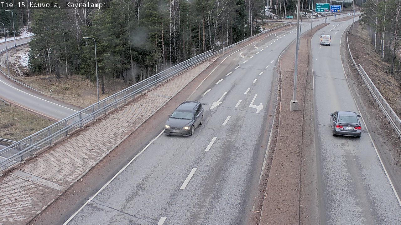 Kelikamerat Kuva Tie 15 Kouvola, Käyrälampi, Kouvola, Kymenlaakso