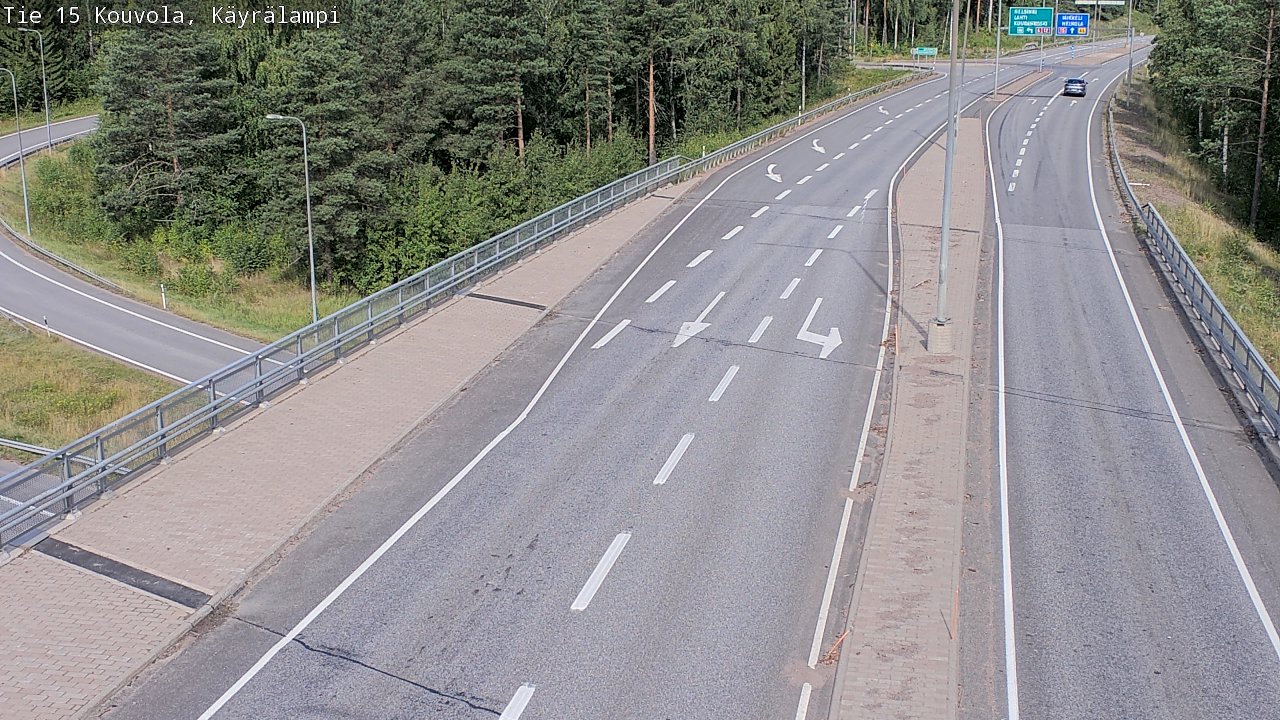 Kelikamerat Kuva Tie 15 Kouvola, Käyrälampi, Kouvola, Kymenlaakso