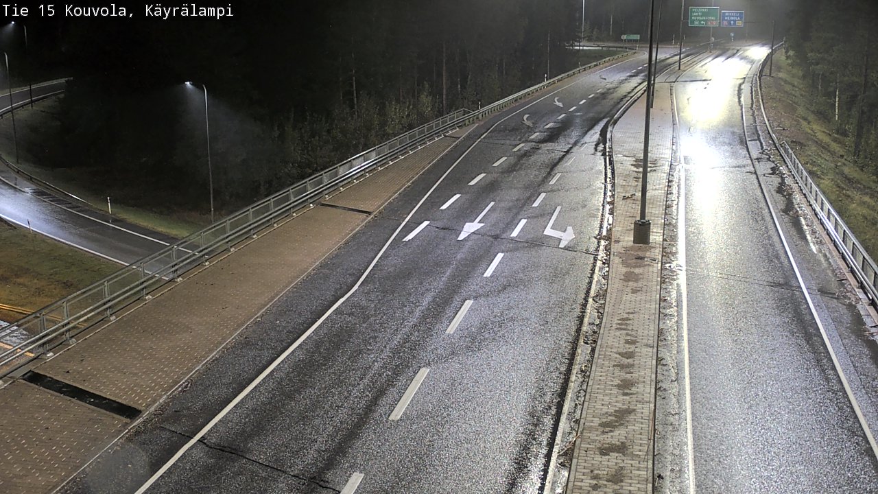 Weather Camera Image Road 15 Kouvola, Käyrälampi, Kouvola, Kymenlaakso