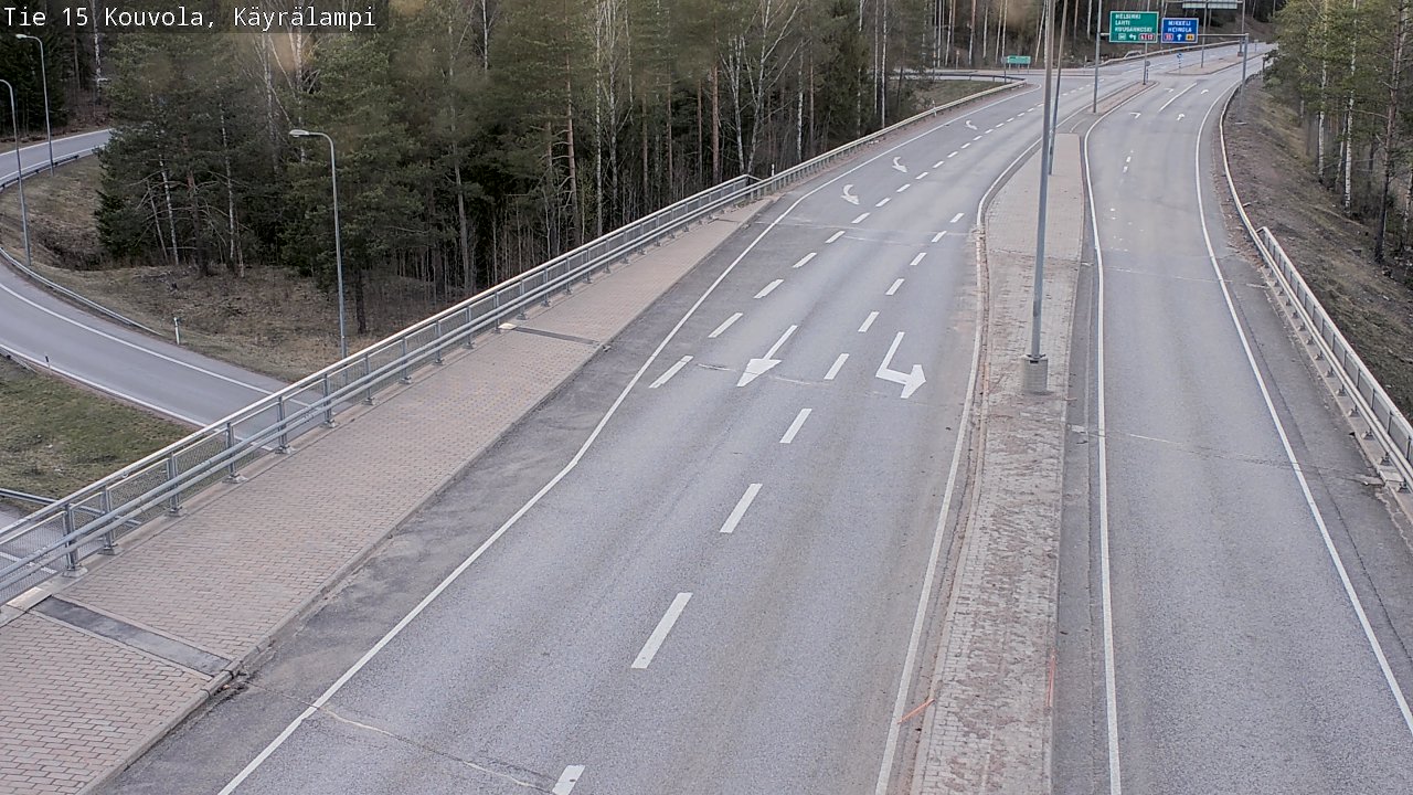 Kelikamerat Kuva Tie 15 Kouvola, Käyrälampi, Kouvola, Kymenlaakso