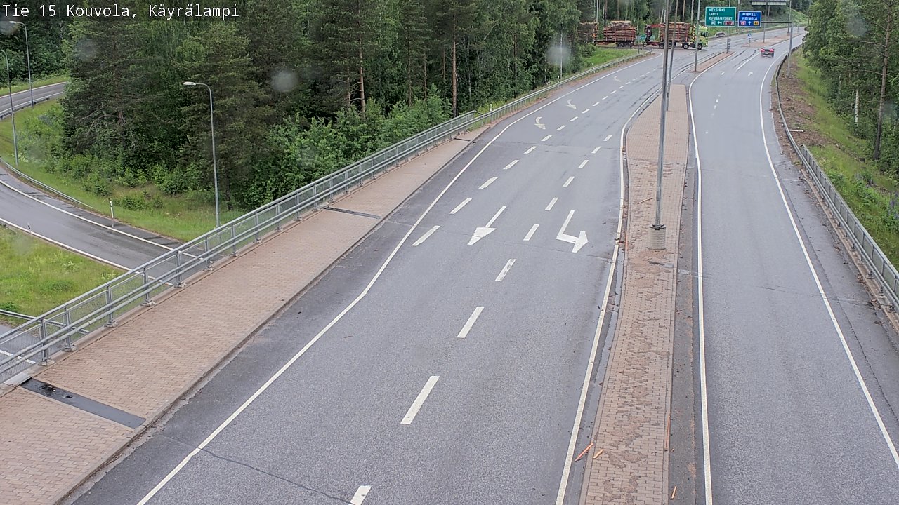 Kelikamerat Kuva Tie 15 Kouvola, Käyrälampi, Kouvola, Kymenlaakso