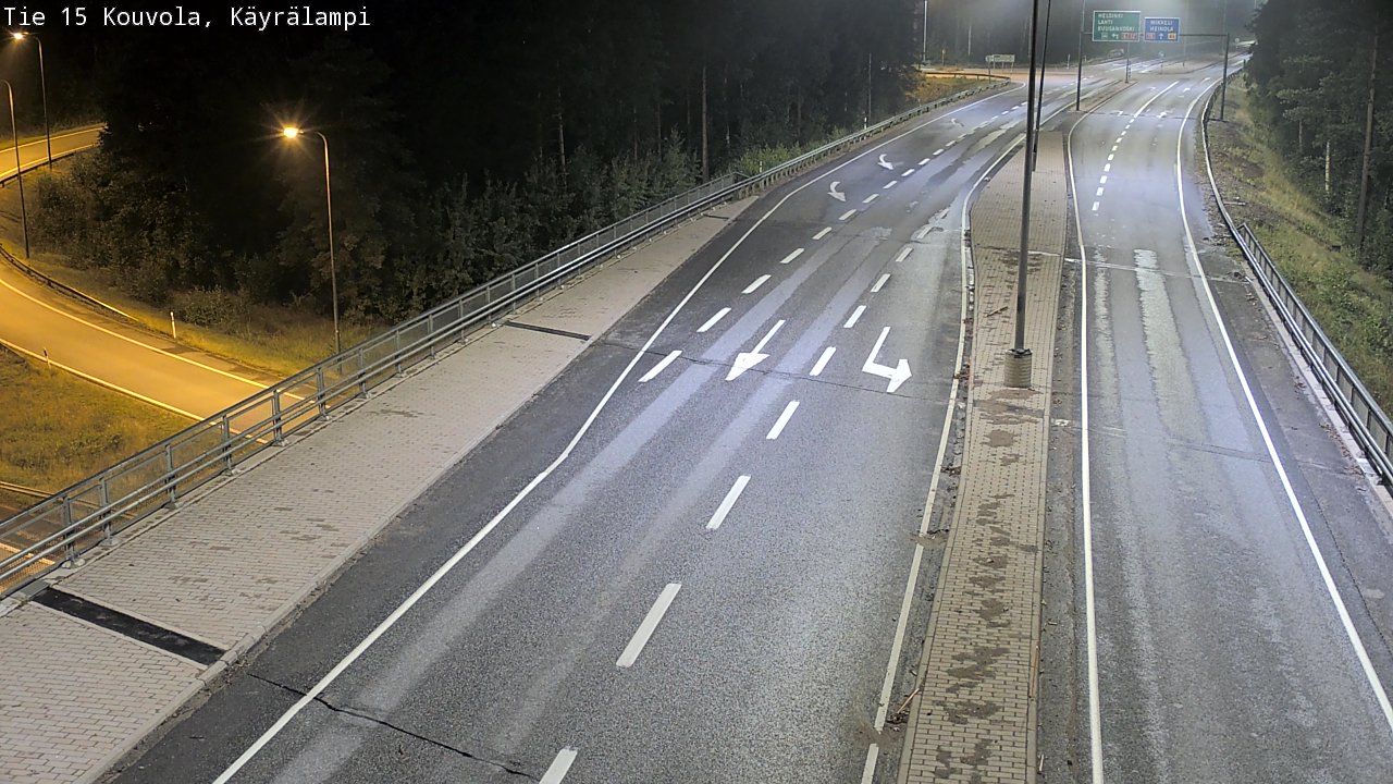 Kelikamerat Kuva Tie 15 Kouvola, Käyrälampi, Kouvola, Kymenlaakso