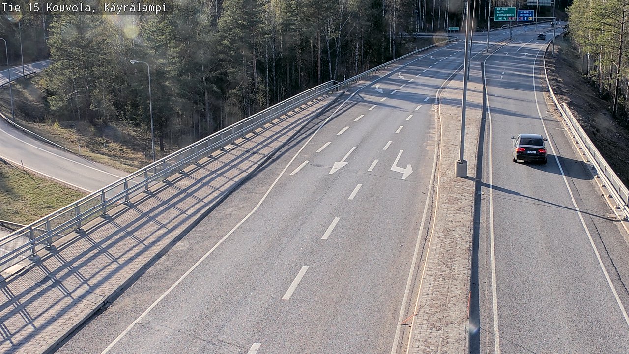 Kelikamerat Kuva Tie 15 Kouvola, Käyrälampi, Kouvola, Kymenlaakso