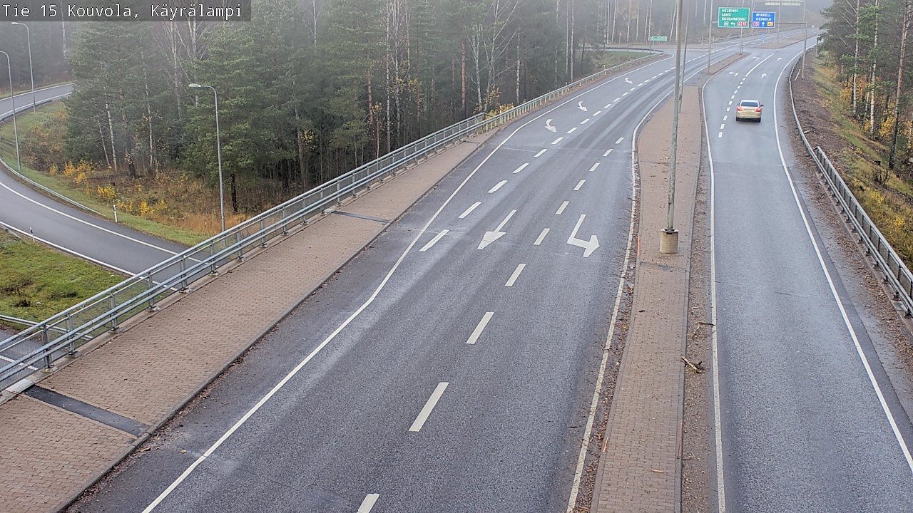 Kelikamerat Kuva Tie 15 Kouvola, Käyrälampi, Kouvola, Kymenlaakso