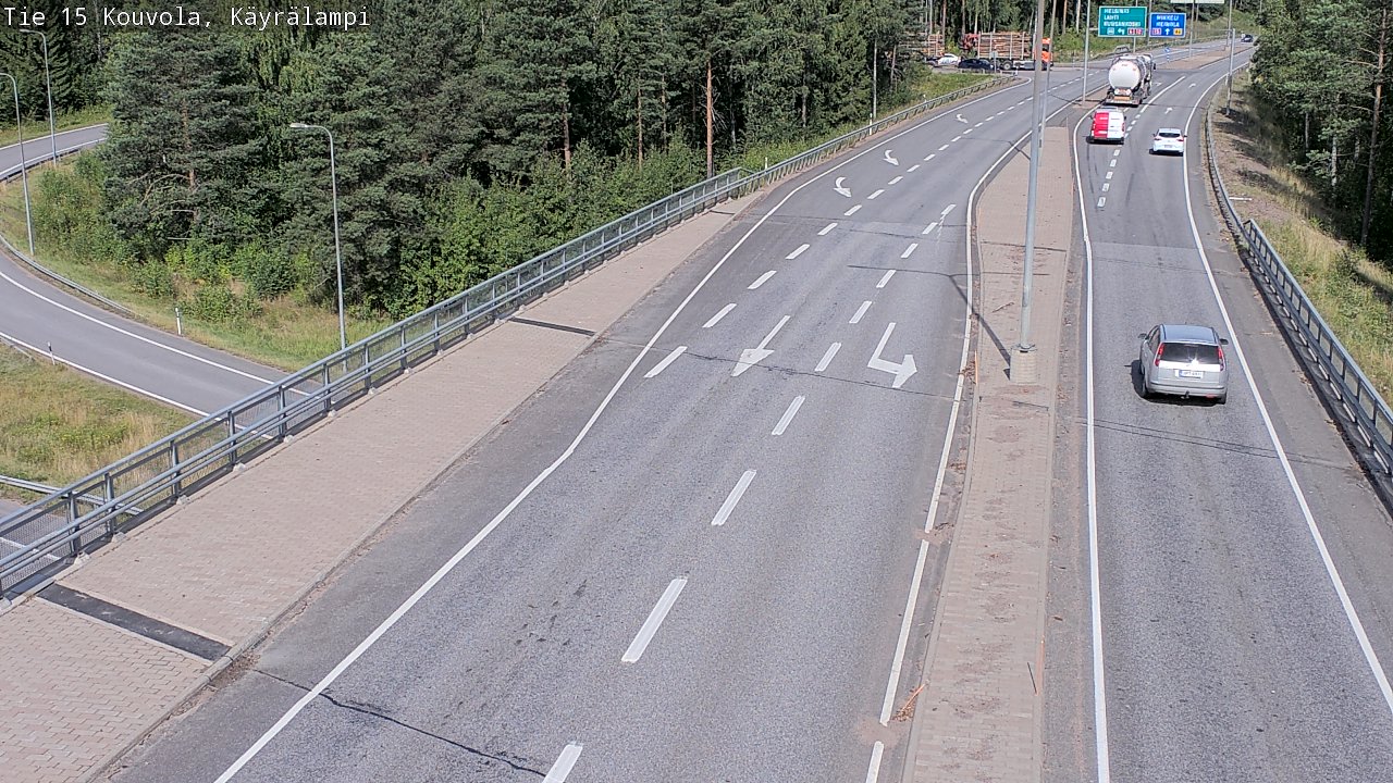 Kelikamerat Kuva Tie 15 Kouvola, Käyrälampi, Kouvola, Kymenlaakso