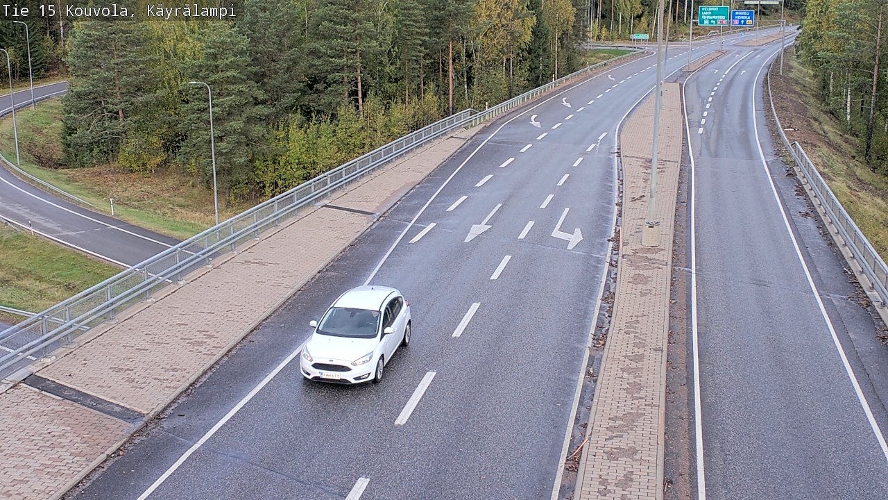 Kelikamerat Kuva Tie 15 Kouvola, Käyrälampi, Kouvola, Kymenlaakso