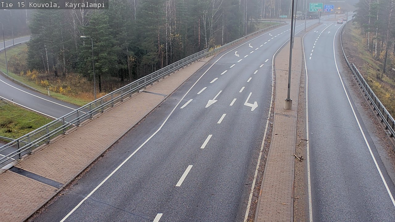 Kelikamerat Kuva Tie 15 Kouvola, Käyrälampi, Kouvola, Kymenlaakso