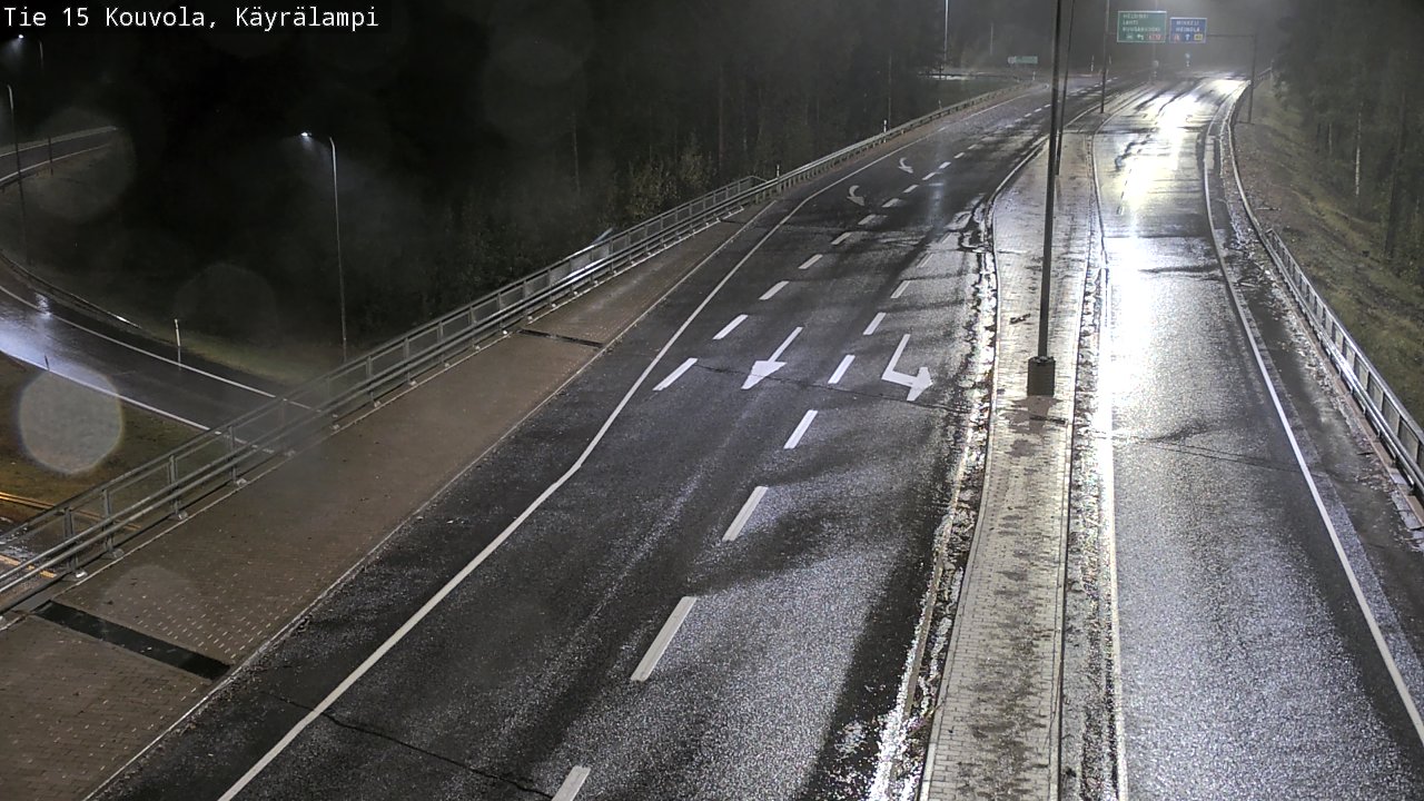 Weather Camera Image Road 15 Kouvola, Käyrälampi, Kouvola, Kymenlaakso