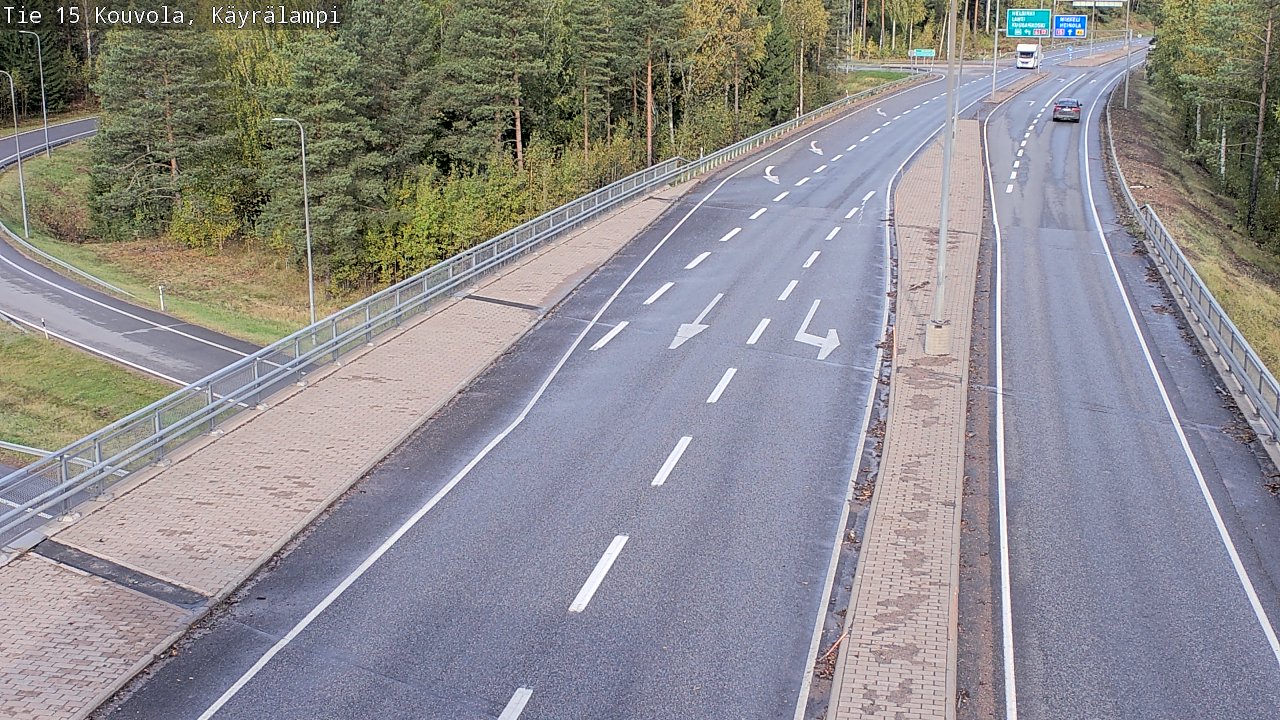 Kelikamerat Kuva Tie 15 Kouvola, Käyrälampi, Kouvola, Kymenlaakso