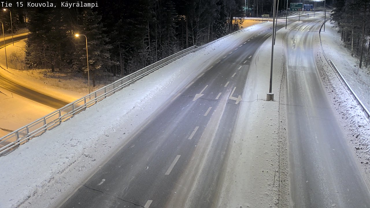 Kelikamerat Kuva Tie 15 Kouvola, Käyrälampi, Kouvola, Kymenlaakso