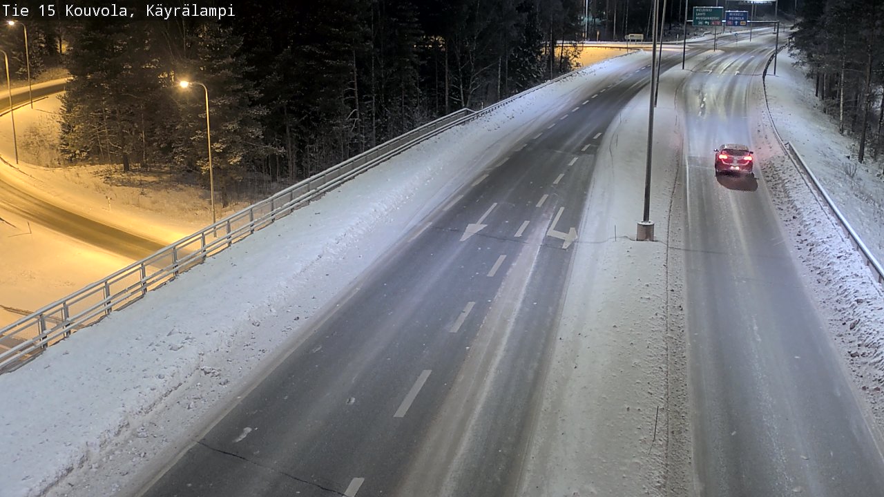 Kelikamerat Kuva Tie 15 Kouvola, Käyrälampi, Kouvola, Kymenlaakso