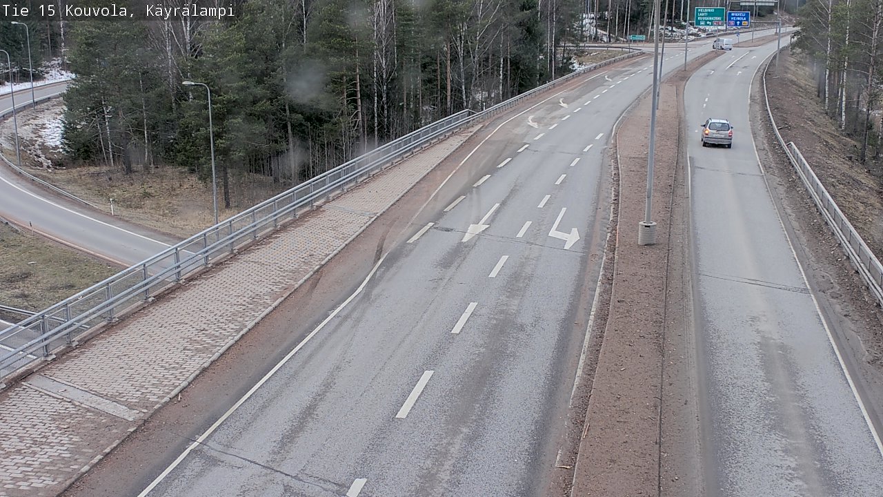 Kelikamerat Kuva Tie 15 Kouvola, Käyrälampi, Kouvola, Kymenlaakso