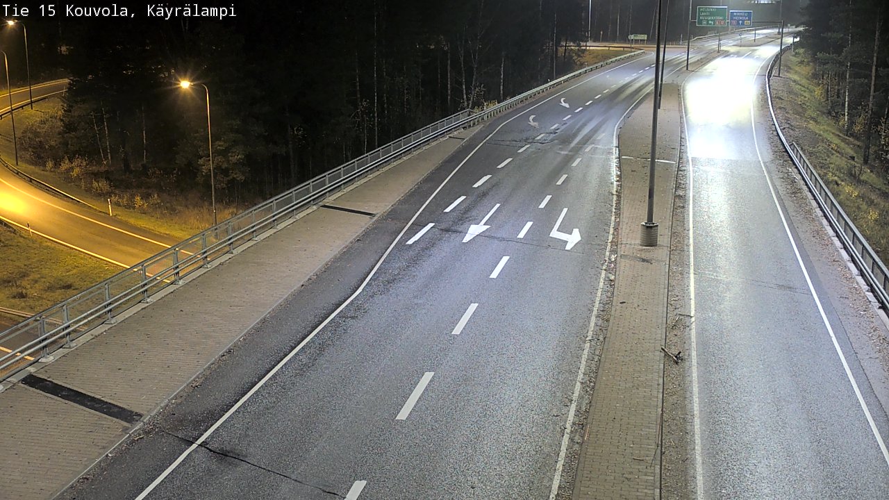 Kelikamerat Kuva Tie 15 Kouvola, Käyrälampi, Kouvola, Kymenlaakso