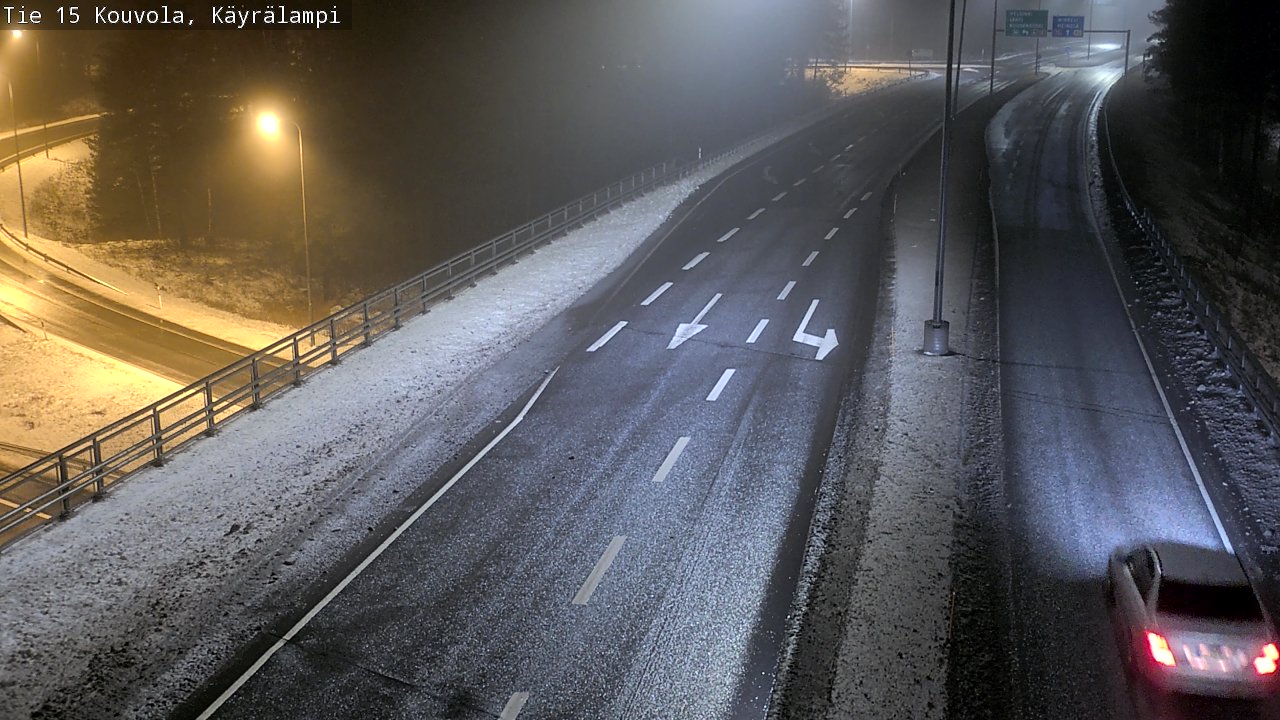 Weather Camera Image Väg 15 Kouvola, Käyrälampi, Kouvola, Kymenlaakso