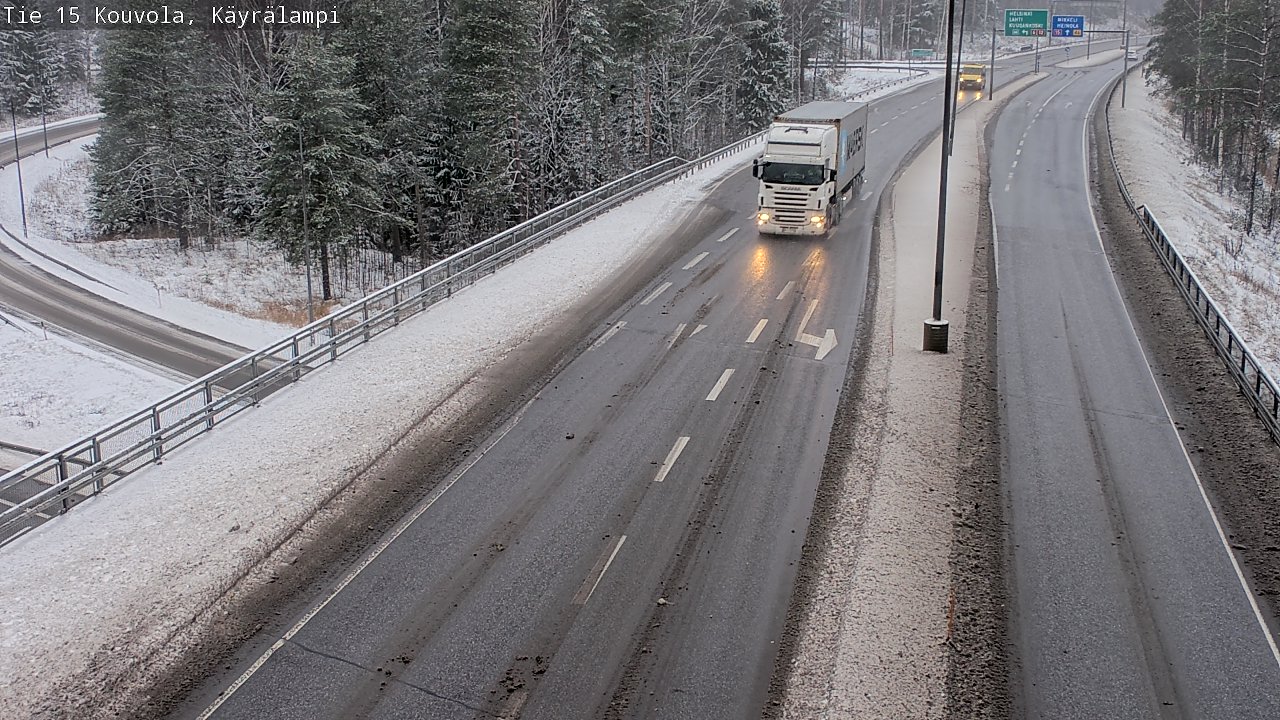 Weather Camera Image Väg 15 Kouvola, Käyrälampi, Kouvola, Kymenlaakso