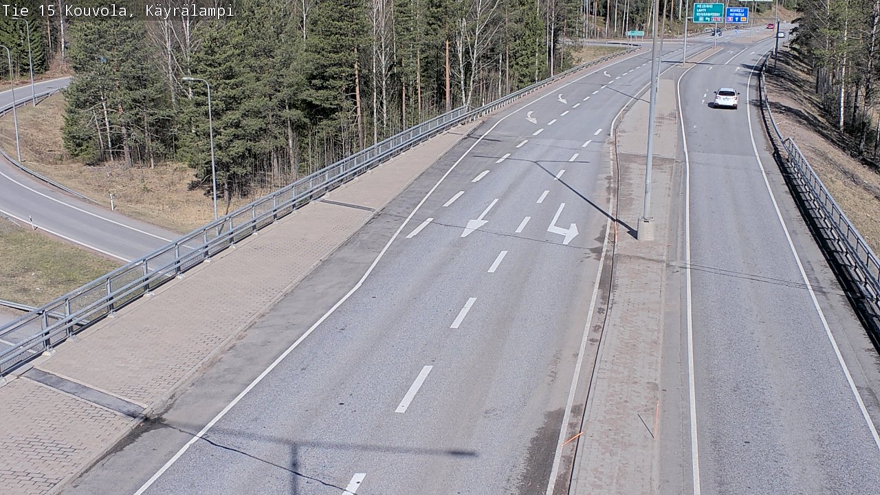 Kelikamerat Kuva Tie 15 Kouvola, Käyrälampi, Kouvola, Kymenlaakso
