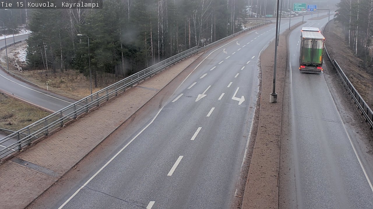 Kelikamerat Kuva Tie 15 Kouvola, Käyrälampi, Kouvola, Kymenlaakso