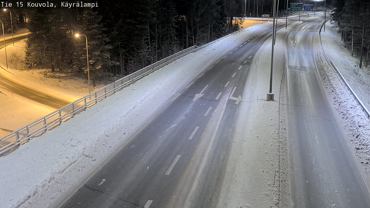 Kelikamerat Kuva Tie 15 Kouvola, Käyrälampi, Kouvola, Kymenlaakso