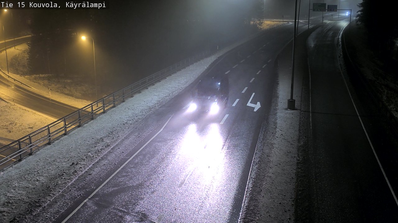 Weather Camera Image Väg 15 Kouvola, Käyrälampi, Kouvola, Kymenlaakso
