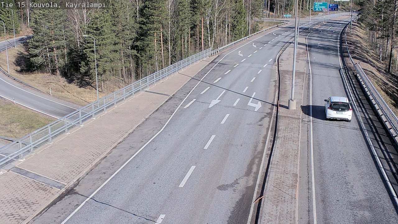 Kelikamerat Kuva Tie 15 Kouvola, Käyrälampi, Kouvola, Kymenlaakso