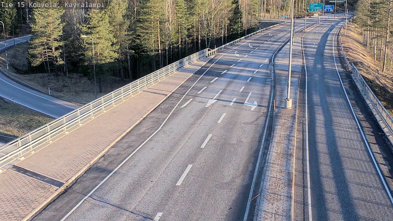 Kelikamerat Kuva Tie 15 Kouvola, Käyrälampi, Kouvola, Kymenlaakso