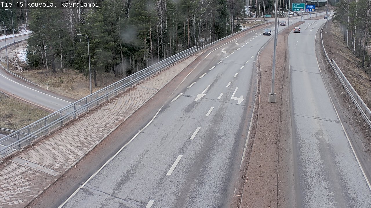 Kelikamerat Kuva Tie 15 Kouvola, Käyrälampi, Kouvola, Kymenlaakso