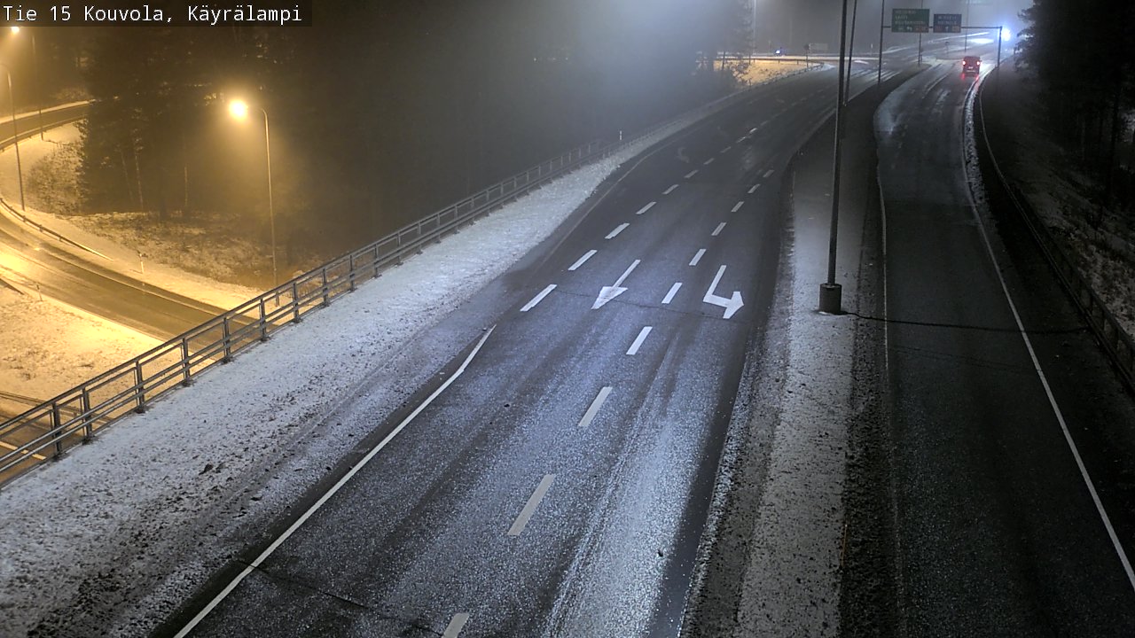 Weather Camera Image Väg 15 Kouvola, Käyrälampi, Kouvola, Kymenlaakso