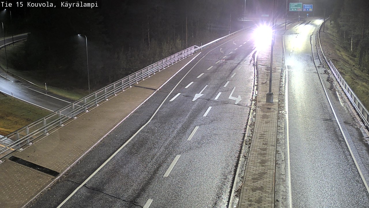 Weather Camera Image Road 15 Kouvola, Käyrälampi, Kouvola, Kymenlaakso