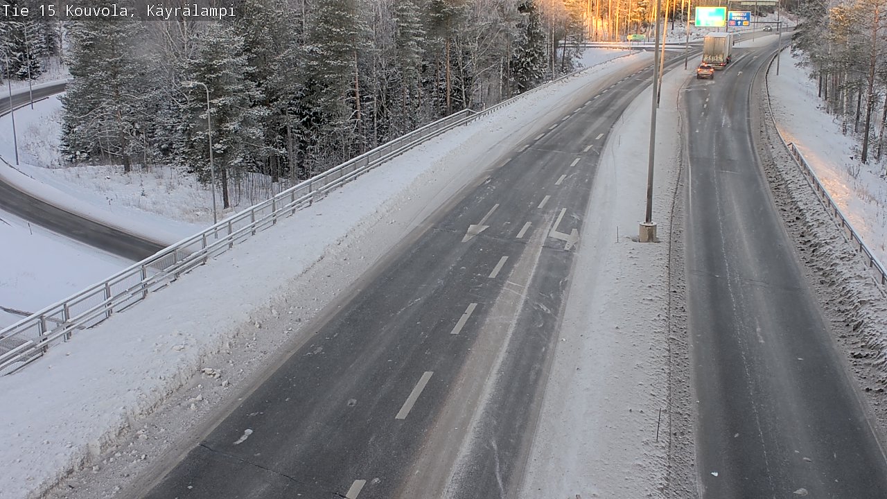 Kelikamerat Kuva Tie 15 Kouvola, Käyrälampi, Kouvola, Kymenlaakso