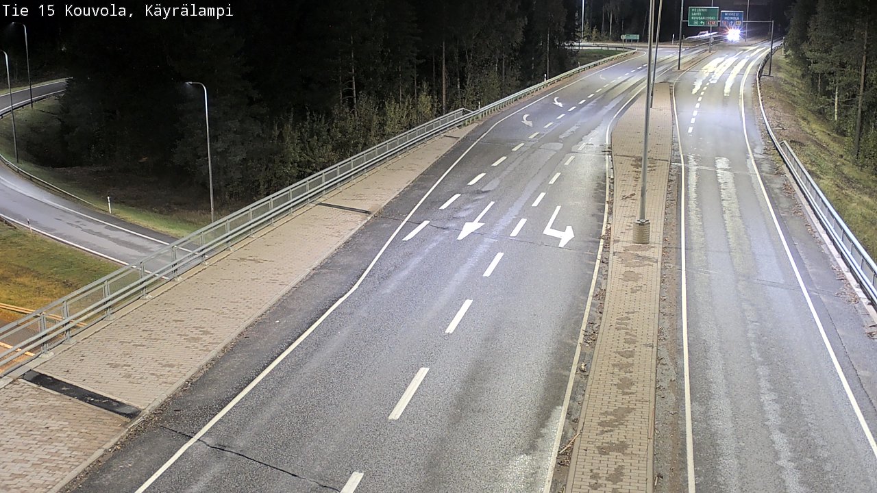 Weather Camera Image Road 15 Kouvola, Käyrälampi, Kouvola, Kymenlaakso