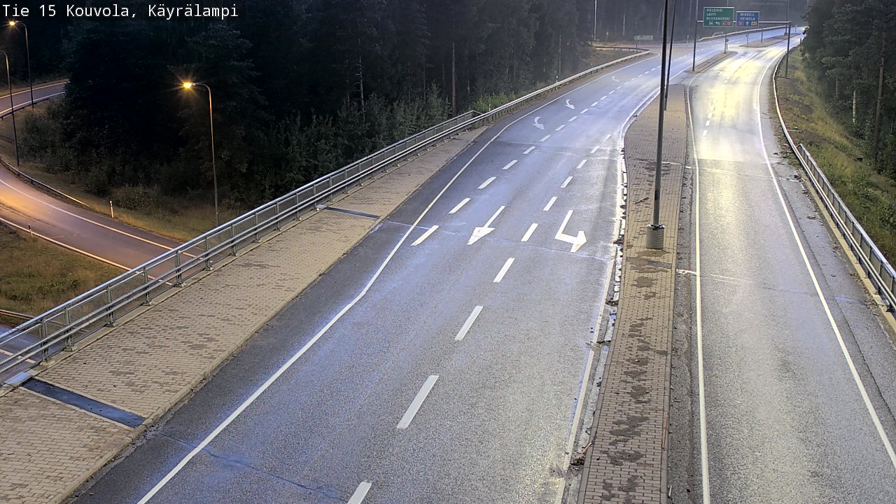 Kelikamerat Kuva Tie 15 Kouvola, Käyrälampi, Kouvola, Kymenlaakso