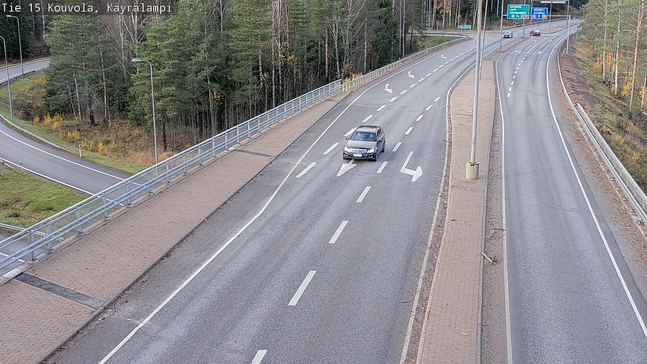 Kelikamerat Kuva Tie 15 Kouvola, Käyrälampi, Kouvola, Kymenlaakso