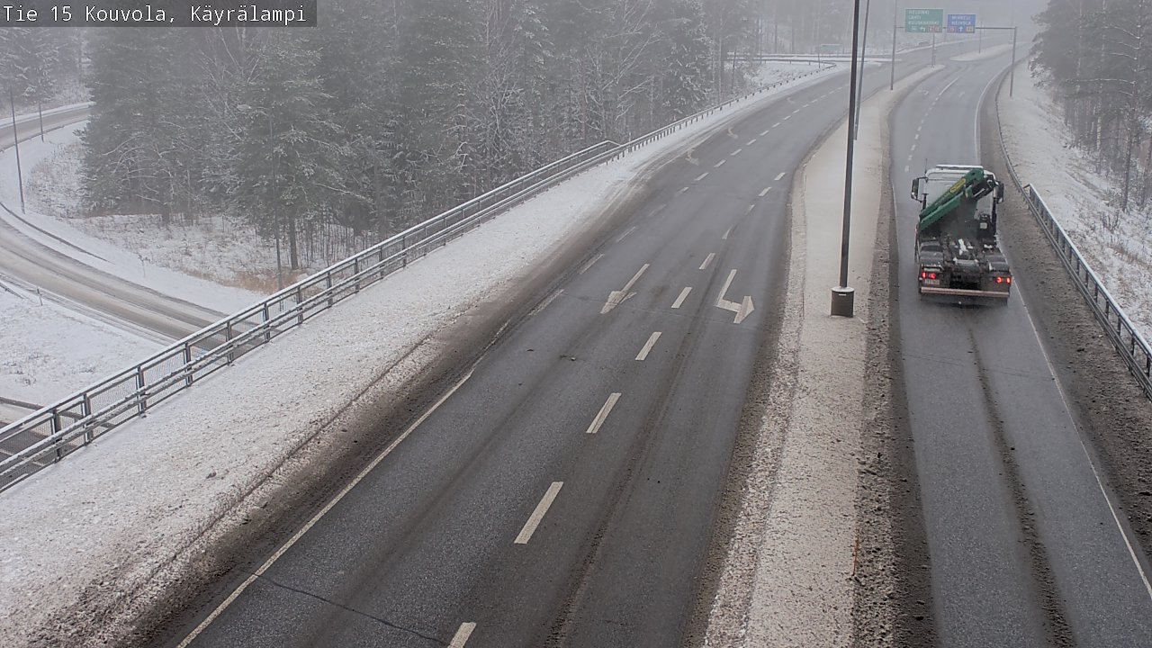 Weather Camera Image Väg 15 Kouvola, Käyrälampi, Kouvola, Kymenlaakso