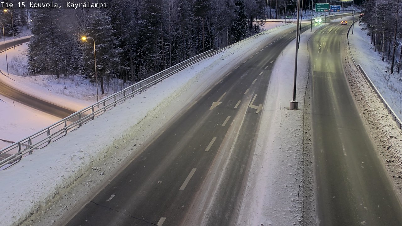 Kelikamerat Kuva Tie 15 Kouvola, Käyrälampi, Kouvola, Kymenlaakso