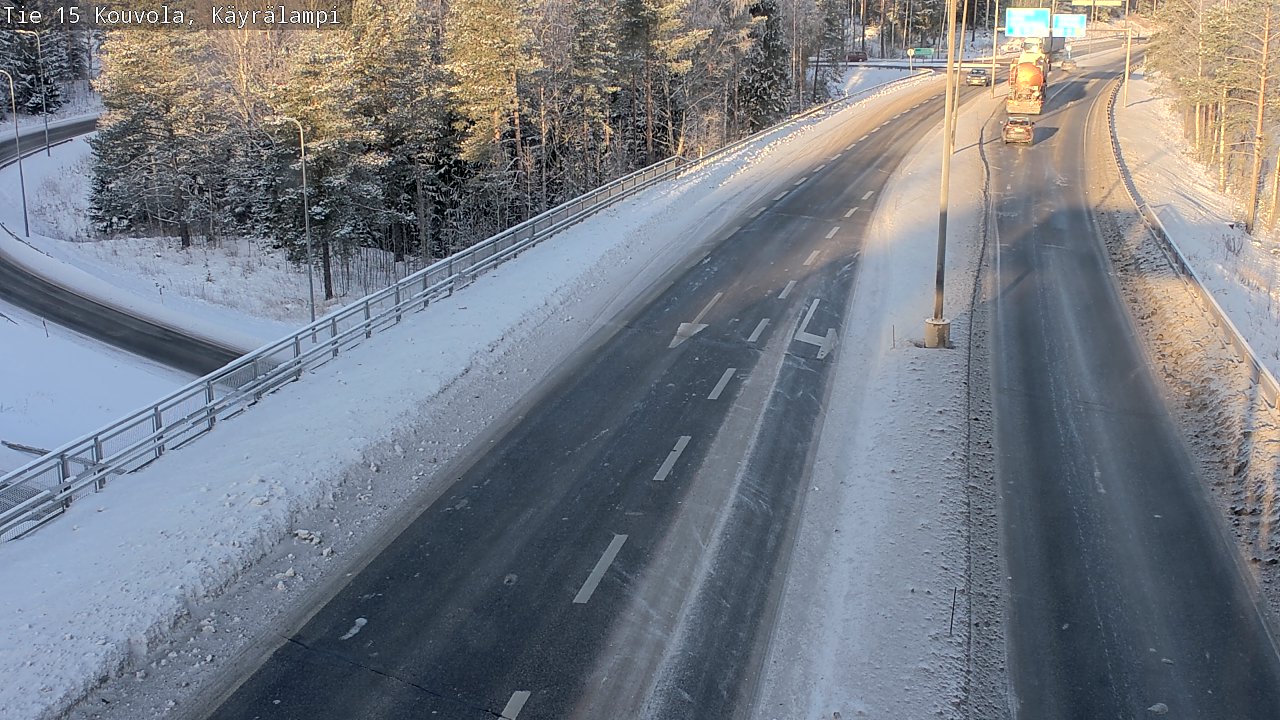 Kelikamerat Kuva Tie 15 Kouvola, Käyrälampi, Kouvola, Kymenlaakso