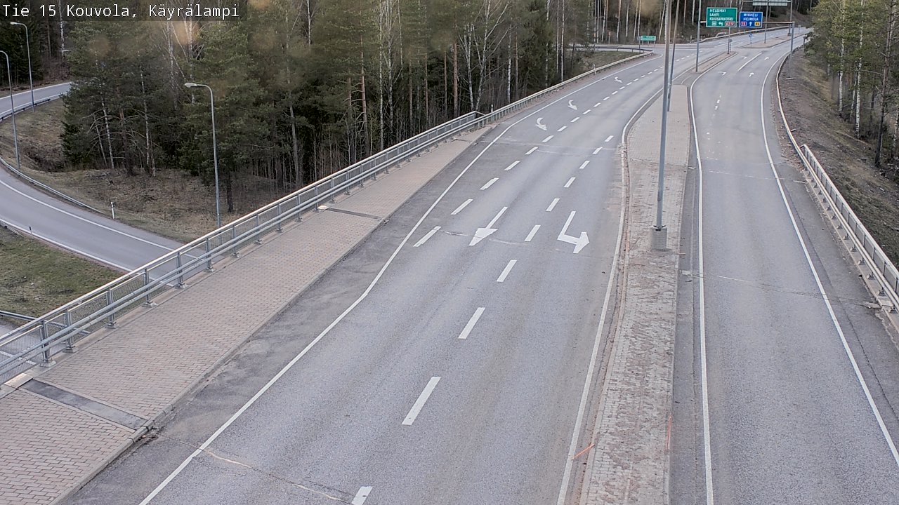 Kelikamerat Kuva Tie 15 Kouvola, Käyrälampi, Kouvola, Kymenlaakso