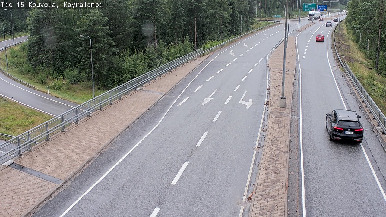 Kelikamerat Kuva Tie 15 Kouvola, Käyrälampi, Kouvola, Kymenlaakso