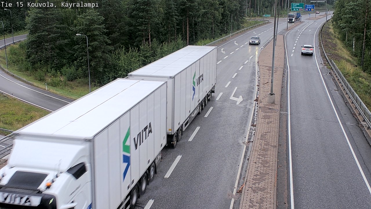 Kelikamerat Kuva Tie 15 Kouvola, Käyrälampi, Kouvola, Kymenlaakso