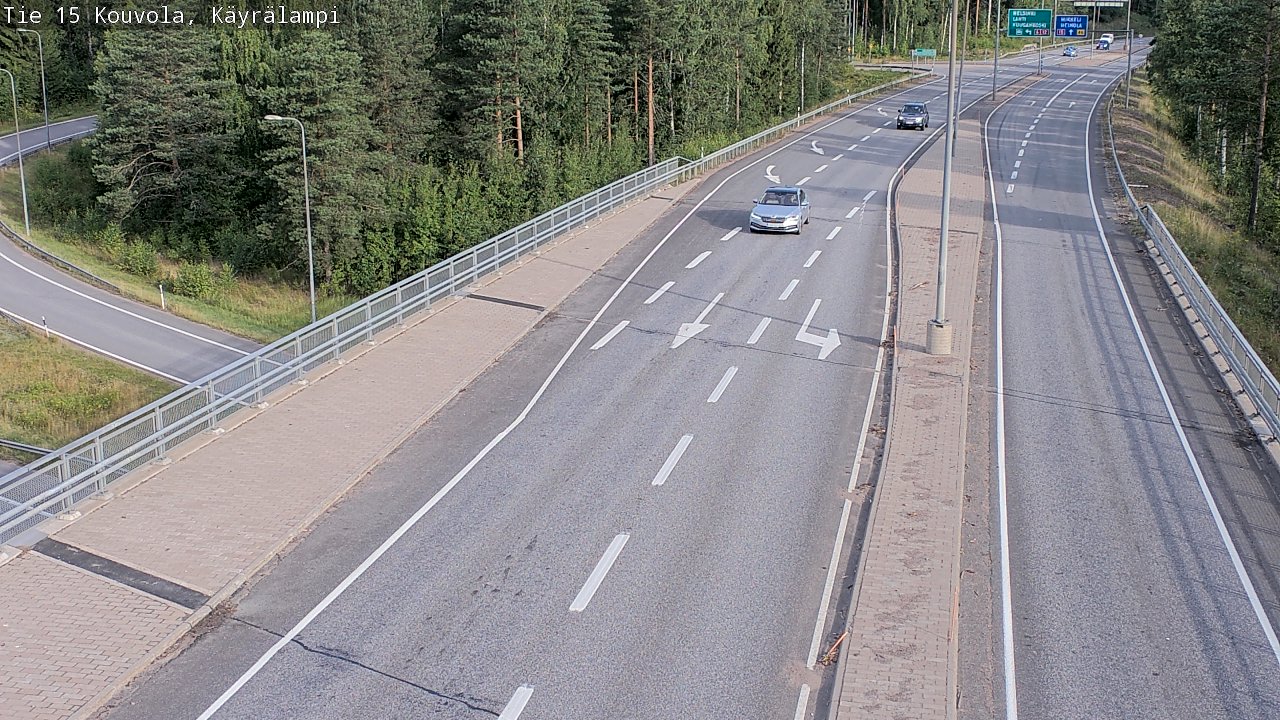 Kelikamerat Kuva Tie 15 Kouvola, Käyrälampi, Kouvola, Kymenlaakso