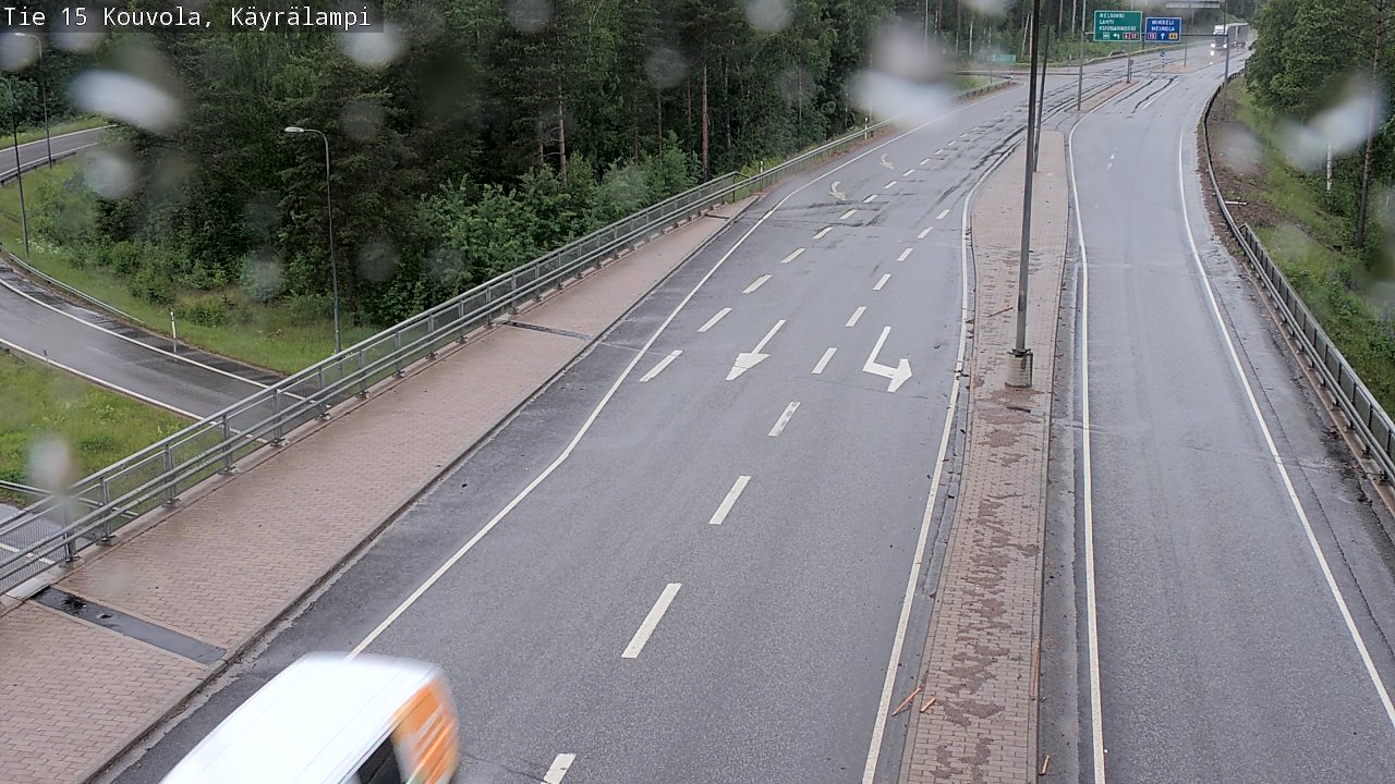 Kelikamerat Kuva Tie 15 Kouvola, Käyrälampi, Kouvola, Kymenlaakso