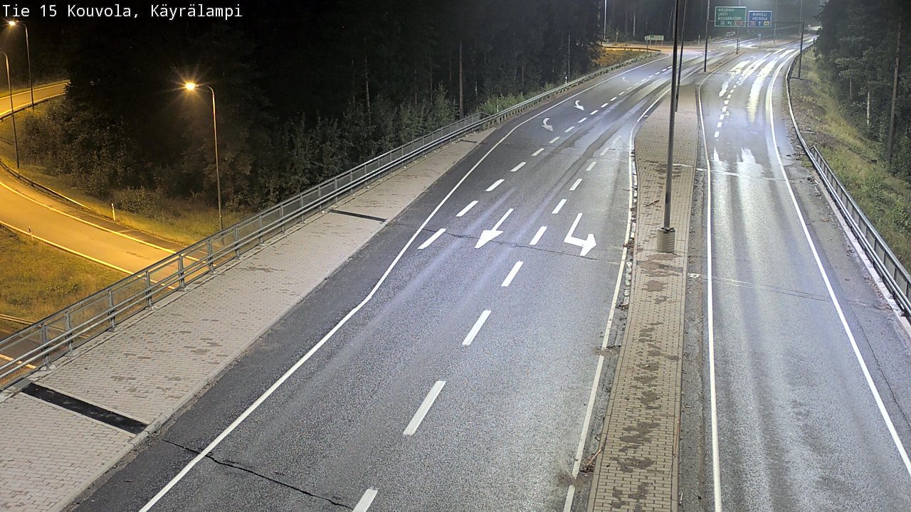 Kelikamerat Kuva Tie 15 Kouvola, Käyrälampi, Kouvola, Kymenlaakso