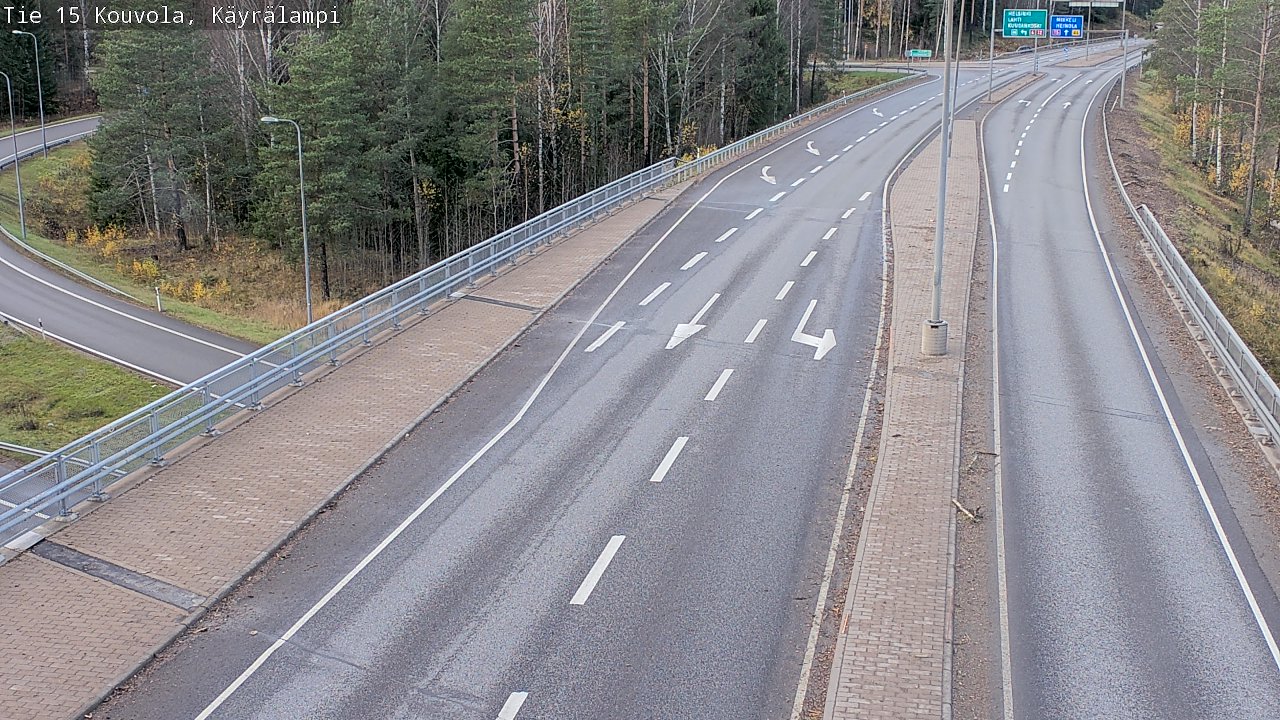 Kelikamerat Kuva Tie 15 Kouvola, Käyrälampi, Kouvola, Kymenlaakso