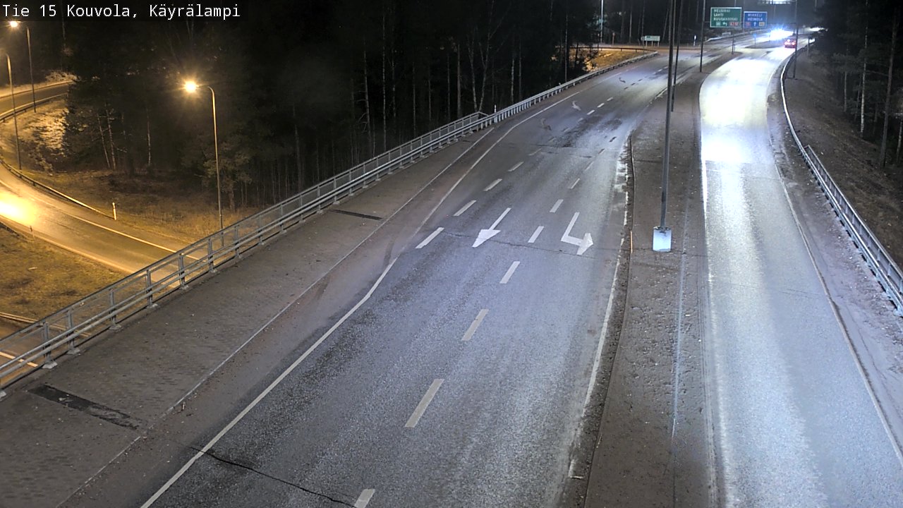 Kelikamerat Kuva Tie 15 Kouvola, Käyrälampi, Kouvola, Kymenlaakso